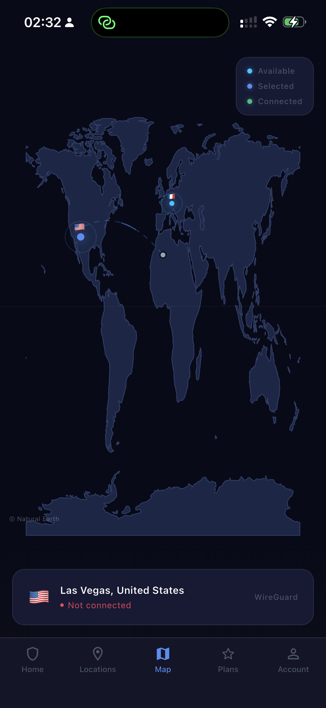 OneWell VPN — server locations